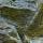 Photo d'un détail rocheux sur les berges de la rivière de la Valserine