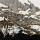 Photo des dernières traces de neige sur la montagne de la Tournette en Haute Savoie