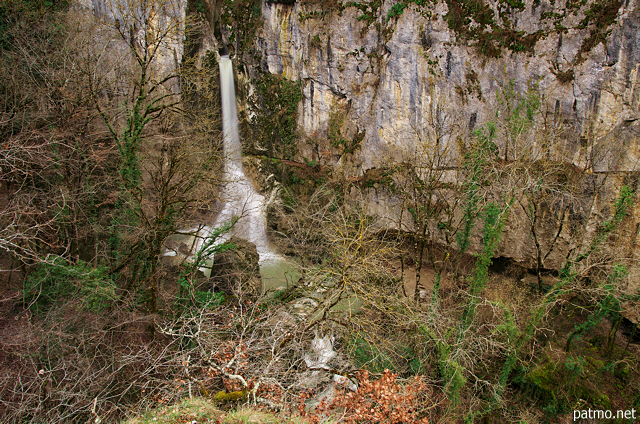 Image de la cascade de Barbannaz aprs la pluie