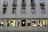 Image de publicit de mode  sur les murs du Cours Garibaldi  Turin