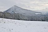 Image du Mont de Musige sous la neige