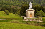 Photographie de la chapelle du village de Belleydoux dans le Parc Naturel Rgional du Haut Jura
