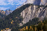 Image de montagnes rodes dans la Valle des Villards en Maurienne