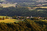Photo des collines de Haute Savoie autour du village de Musiges