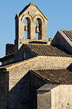 Photo du clocher du prieur de Salagon dans les Alpes de Haute Provence
