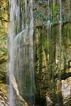 Photo de dtail de la cascade du Chapeau de Gendarme prs de Septmoncel dans le Jura