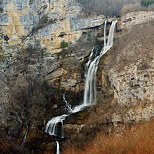 Photo de la cascade de la Charabotte prs d'Hauteville Lompns dans l'Ain
