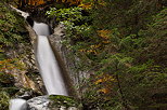 Photo du haut de la cascade de la Diomaz  Bellevaux en Haute Savoie