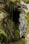 Image d'une grotte dans les Gorges de l'Abme  Saint Claude