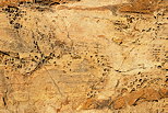 Photographie de dtails d'un rocher sur la cte mditerranenne au Pradet