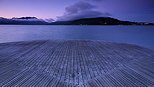 Image of Annecy lake at dawn time