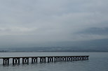 Photographie d'un matin d'hiver au bord du lac du Bourget prs d'Aix les Bains
