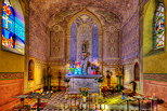 Image HDR de l'intrieur de la chapelle de Notre Dame de Piti  Collobrires