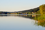 Image de Grande Rivire et du Lac de l'Abbaye dans le Jura en fin de journe